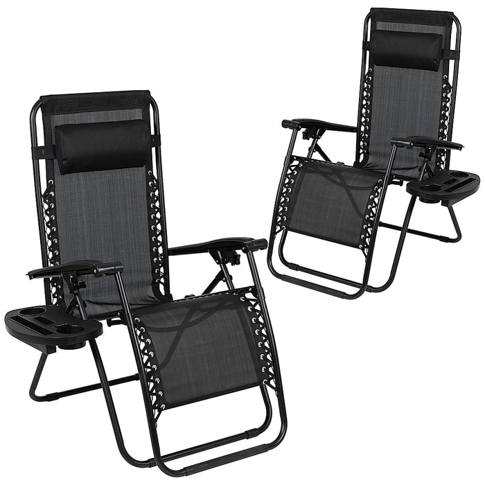 Alamont Home - Celestial Zero Gravity Chair (set of 2) - Black