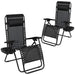 Alamont Home - Celestial Zero Gravity Chair (set of 2) - Black