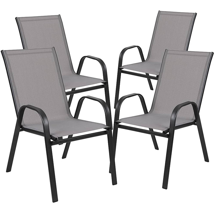 Alamont Home - Brazos Patio Chair (set of 4) - Gray