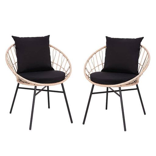 Alamont Home - Devon Patio Lounge Chair - Tan/Black