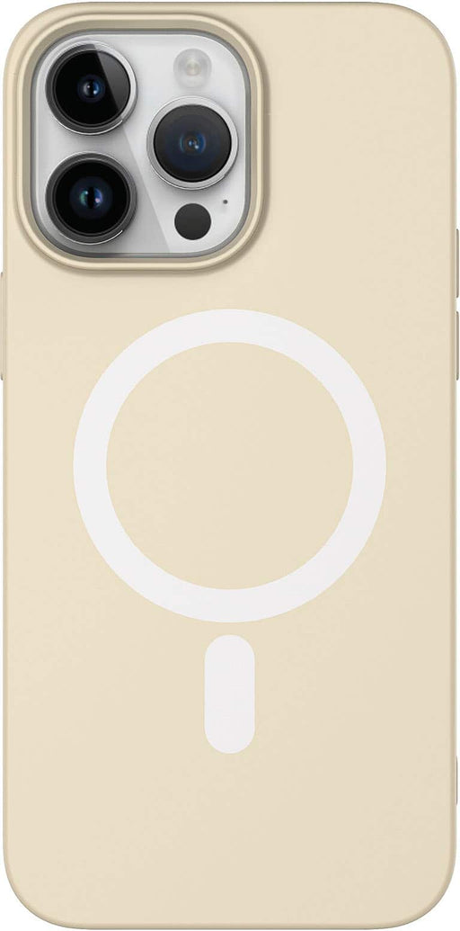 AMPD - Real Feel Soft Case with MagSafe for Apple iPhone 14 Pro Max - White