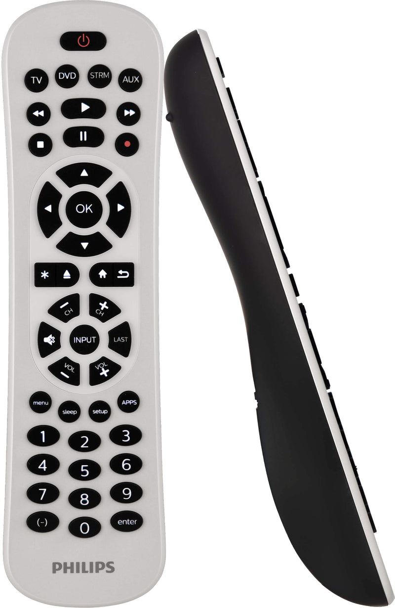 Philips - 4-Device Backlit Universal Remote - White