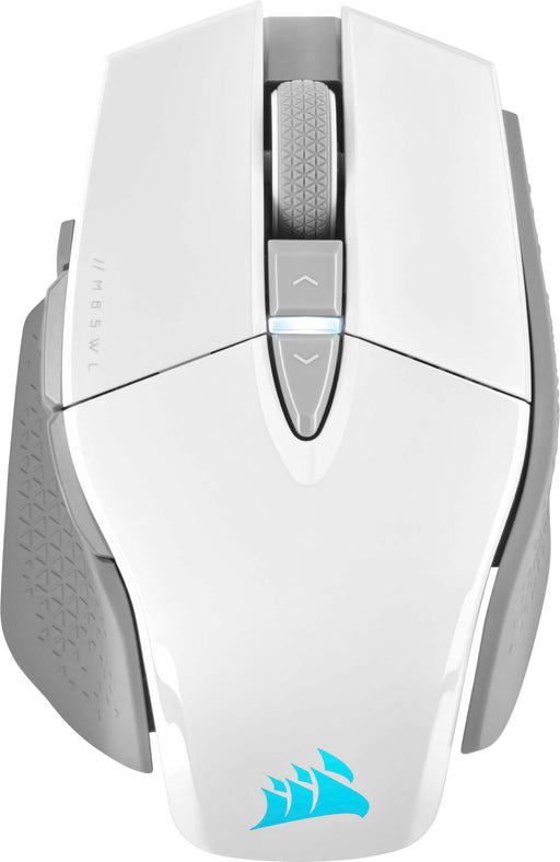 CORSAIR - M65 Ultra Wireless Optical Gaming Mouse with Slipstream Technology - Wireless - White