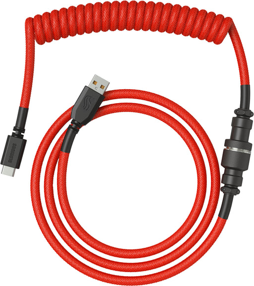 Glorious Coiled Cable - Crimson Red