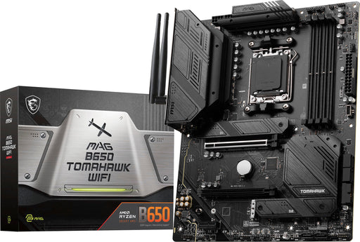 MSI - MAG B650 Tomahawk WIFI (Socket AM5) AMD B650 ATX DDR5 Wi-Fi 6E Motherboard - Black