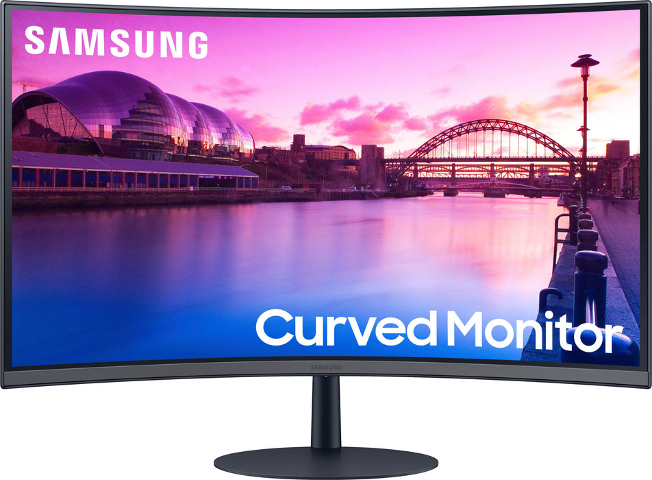 Samsung - 32" S39C series 1000R Curved FHD FreeSync Monitor (DisplayPort HDMI) - Black