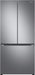 Samsung - 25 cu. ft. 3-Door French Door Smart Refrigerator with Beverage Center - Stainless Steel