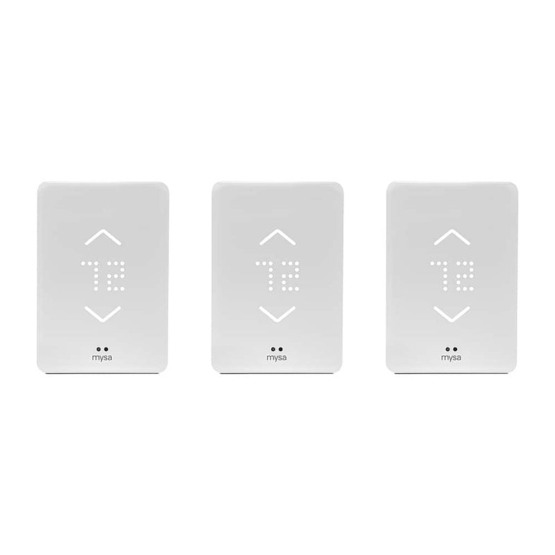 Mysa - Smart Programmable WiFi Thermostat (3-Pack) - White