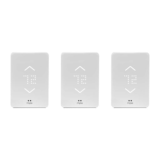Mysa - Smart Programmable WiFi Thermostat (3-Pack) - White