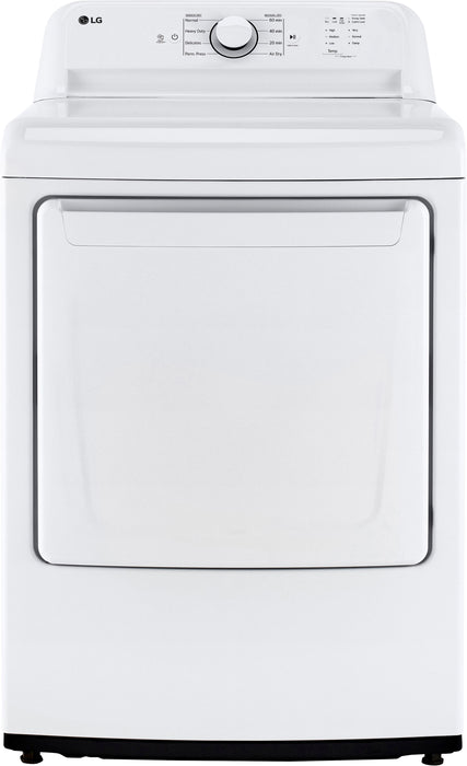 LG - 7.3 Cu. Ft. Gas Dryer with Sensor Dry - White