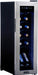 NewAir - 12-Bottle Wine Cooler with Compressor Cooling - Stainless Steel