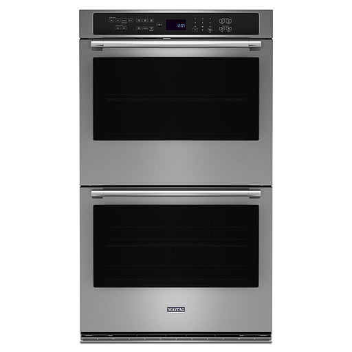 Maytag - 30" Built-In Electric Convection Double Wall Oven with Air Fry - Stainless Steel