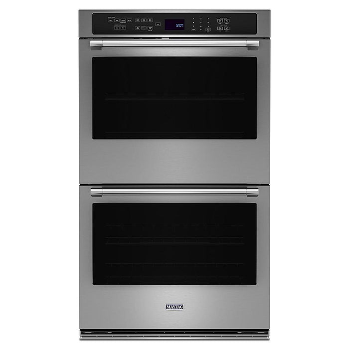 Maytag - 30" Built-In Electric Convection Double Wall Oven with Air Fry - Stainless Steel