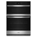 Whirlpool - 30" Built-In Electric Convection Double Wall Combination with Microwave and WiFi - Stainless Steel