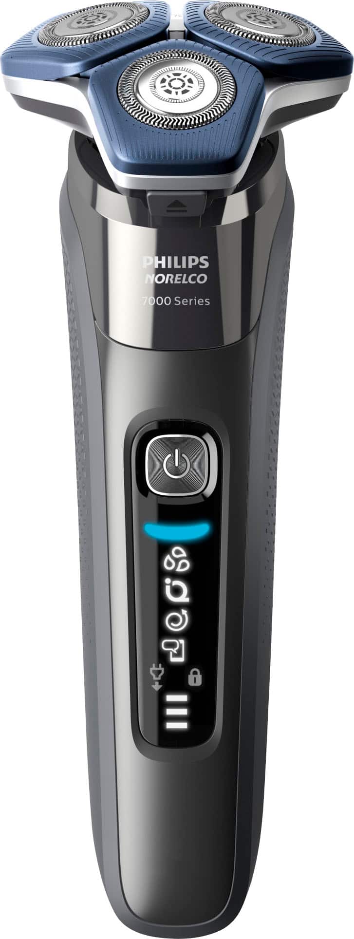Philips Norelco - Shaver 7200 Rechargeable Wet  Dry Electric Shaver with SenseIQ Technology and Pop-up Trimmer - Black