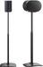 SANUS Elite - Height Adjustable Speaker Stands for Sonos Era 100 and Sonos Era 300 Speakers - Sold in Pairs - Black