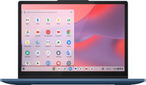 Lenovo - Flex 3i 12.2" WUXGA Touch-Screen Chromebook Laptop - Intel N100 with 4GB Memory - 64GB eMMC - Abyss Blue