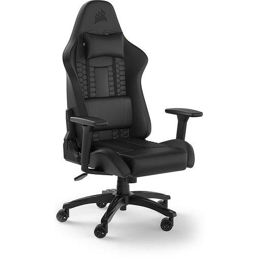 CORSAIR TC100 RELAXED - gaming chair - nylon plush leatherette - black