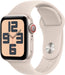 Apple Watch SE 2nd Generation (GPS + Cellular) 40mm Starlight Aluminum Case with Starlight Sport Band - M/L - Starlight