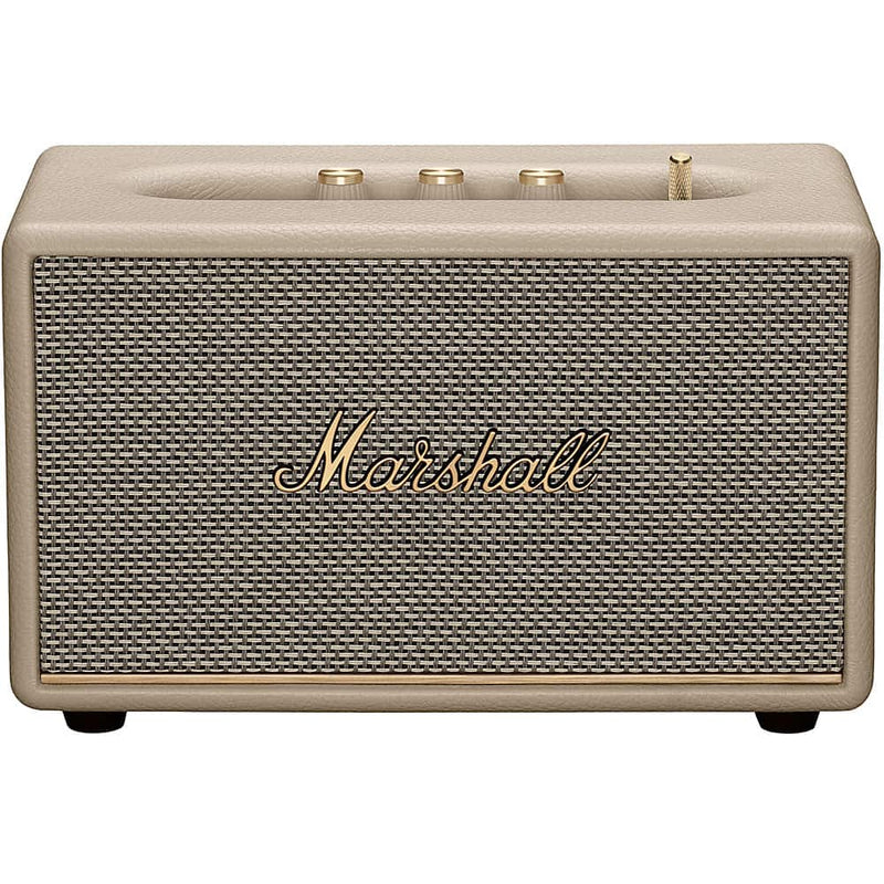 Marshall - Acton III Bluetooth Home Speaker with Bass / Treble / Volume Controls and 3.5 mm Auxiliary Input - Cream