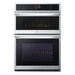 LG - 30" Smart Built-In Electric Convection Combination Wall Oven with Microwave and Air Fry - Stainless Steel