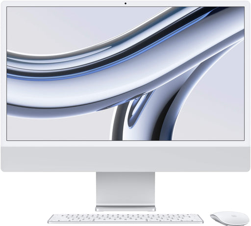 Apple - iMac 24" All-In-One - M3 chip - 8GB Memory - 256GB - Silver