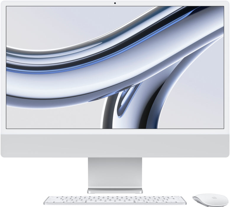 Apple - iMac 24" All-In-One - M3 chip - 8GB Memory - 256GB (Latest Model) - Silver