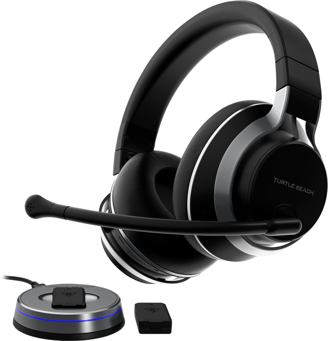 Turtle Beach - Stealth Pro PlayStation Edition Wireless Noise-Cancelling Gaming Headset for PS5 PS4 Switch and PC - Dual Batteries - Black