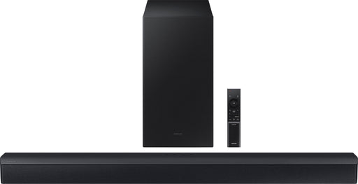 Samsung - HW-C450 2.1 Channel B-Series Soundbar with Wireless Subwoofer DTS Virtual X - Titan Black