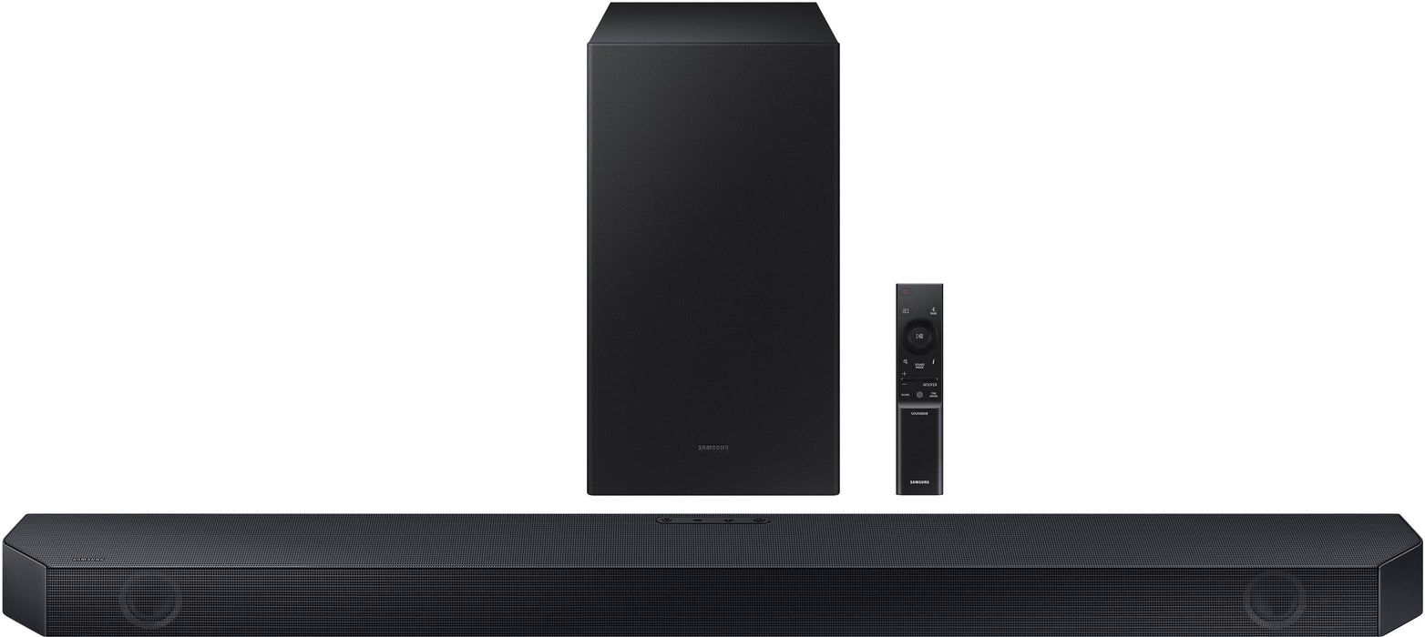 Samsung - HW-Q600C 3.1.2 Channel Q-series Soundbar with Wireless Subwoofer Dolby Atmos and Q-Symphony - Titan Black