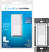 Lutron - Claro Smart Switch for Casta On/Off Control of Lights/Fans 5-Amp/Neutral Wire Required - White