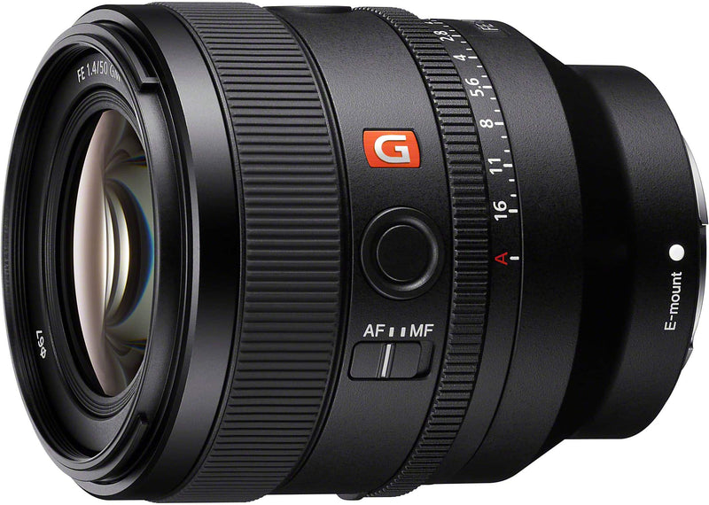 Sony - FE 50mm F1.4 GM Full-Frame Large-Aperture G Master Lens - Black