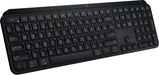 Logitech - MX Keys S Advanced Full-size Wireless Scissor Keyboard for PC and Mac with Backlit keys - Black