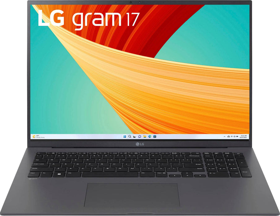 LG gram 17 Laptop - Intel Evo Platform 13th Gen Intel Core i7 with 32GB RAM - 2TB NVMe SSD - Charcoal Gray