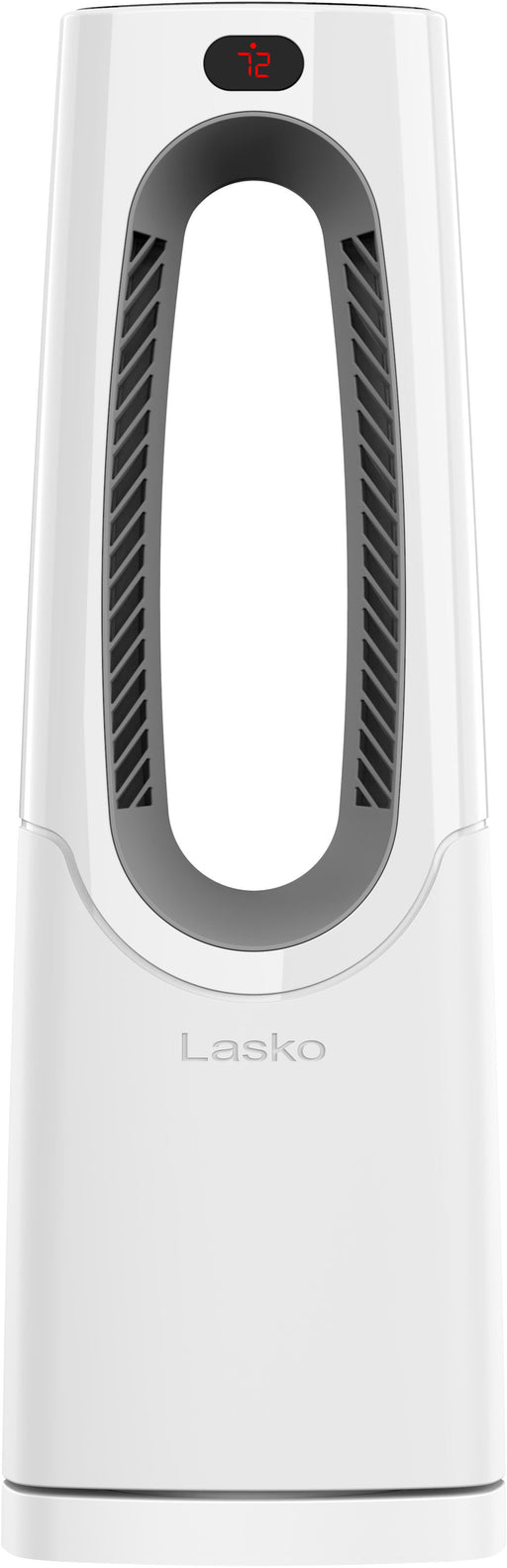 Lasko - 1500-Watt Bladeless Ceramic Tower Space Heater with Timer and Remote Control - White