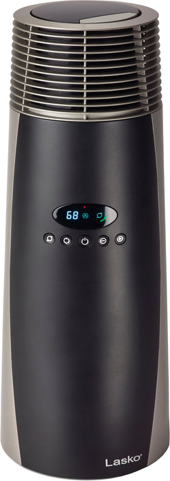 Lasko - 1500-Watt Full-Circle Warmth Ceramic Tower Space Heater with Remote Control - Black