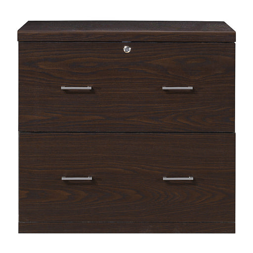 OSP Home Furnishings - Alpine 2-Drawer Lateral File with Lockdowel Fastening System - Espresso