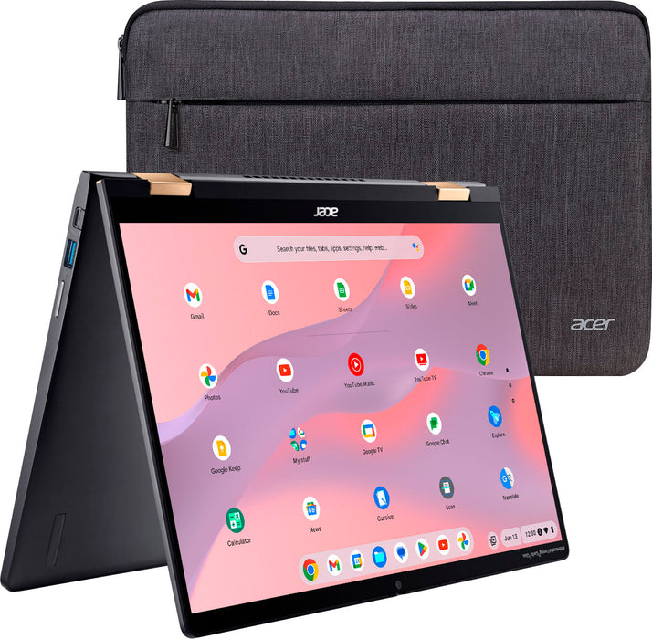 Acer - Chromebook Spin 714 Intel Evo Laptop - 14" 1610 WUXGA 1920 x 1200 Touch - Intel Core i5-1335U - 8GB RAM - 256GB SSD - Steel Gray