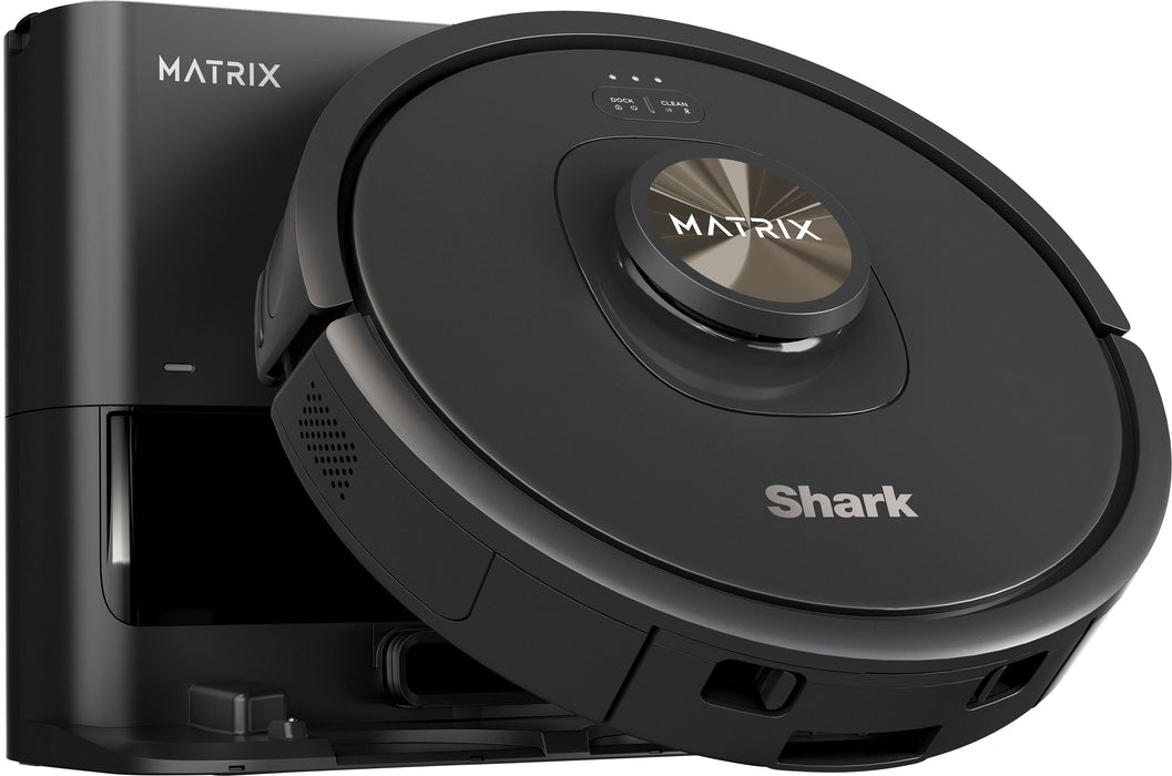 Shark - Matrix Self-Emptying Robot Vacuum with Precision Home Mapping and Extended Runtime Wi-Fi Connected - Black