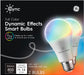 GE - Cync Dynamic Effects A19 Smart LED Bulb (2-Pack) - Full Color