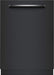 Bosch - 500 Series 24" Top Control Smart Built-In Stainless Steel Tub Dishwasher with Flexible 3rd Rack 44dBA - Black