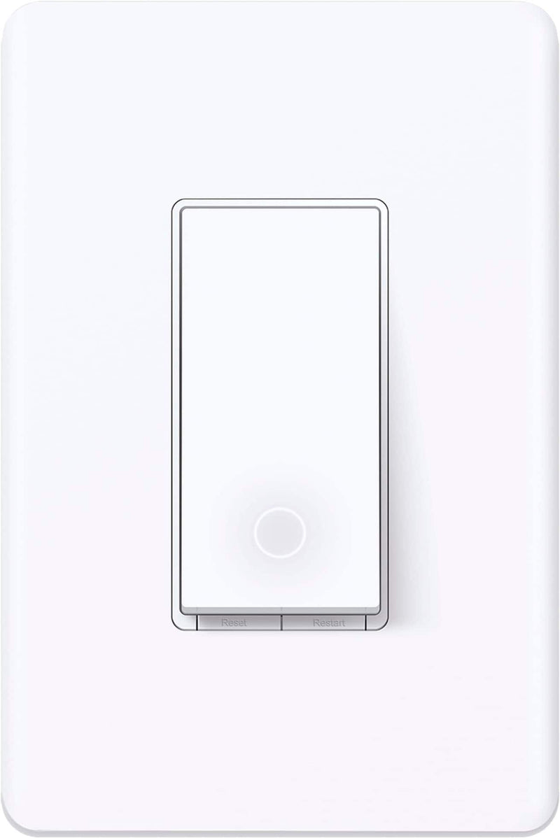 TP-Link - Tapo Smart Wi-Fi Light Switch with Matter - Replaces Most Traditional Switches - White