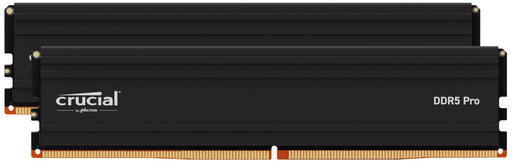 Crucial - Pro 32GB (2x16GB) DDR5 5600MHz C46 UDIMM Desktop Memory - Black