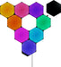 Nanoleaf - Shapes Ultra Black Hexagons Smarter Kit (9 Panels) - Multicolor