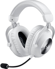 Logitech - PRO X 2 LIGHTSPEED Wireless Over-the-Ear Gaming Headset for PC PS5 PS4 Nintendo Switch - White