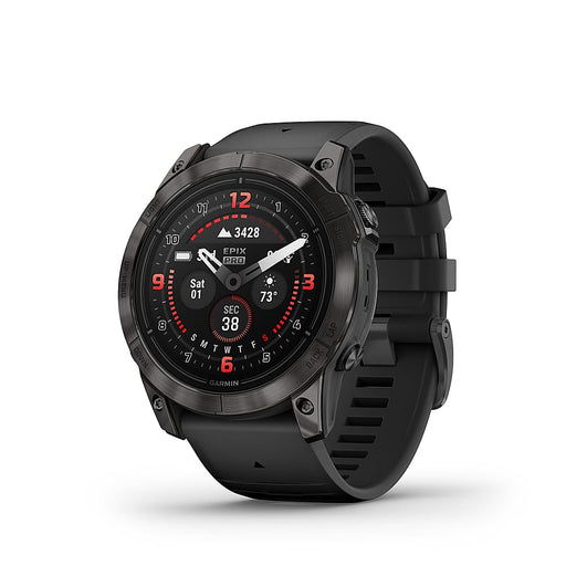 Garmin - epix Pro (Gen 2) Sapphire Edition 51mm Fiber-Reinforced Polymer - Carbon Gray DLC Titanium with Black Band - (2024)