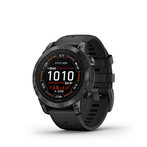 Garmin epix Pro Standard Edition 2nd generation - slate gray fiber-reinforced polymer - Yes smart watch with band - black - 32 GB