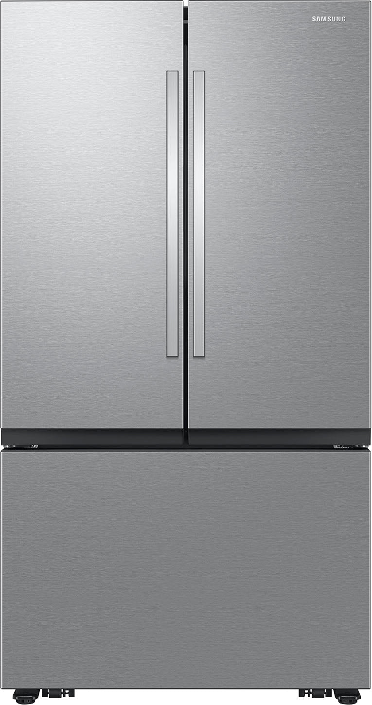 Samsung - 32 cu. ft. 3-Door French Door Smart Refrigerator with Dual Auto Ice Maker - Stainless Steel