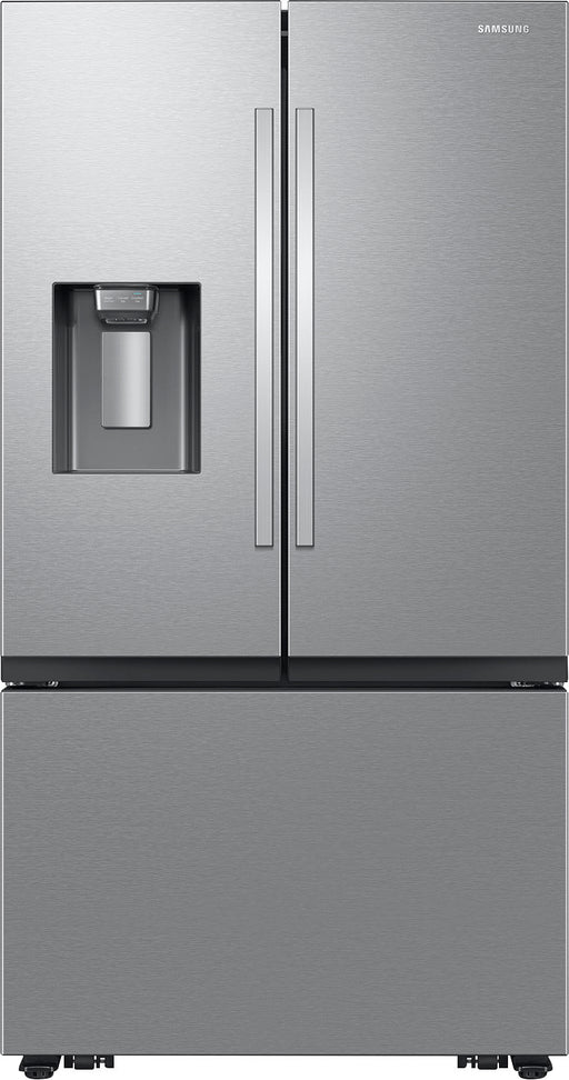 Samsung - 31 cu. ft. 3-Door French Door Smart Refrigerator with Four Types of Ice - Stainless Steel