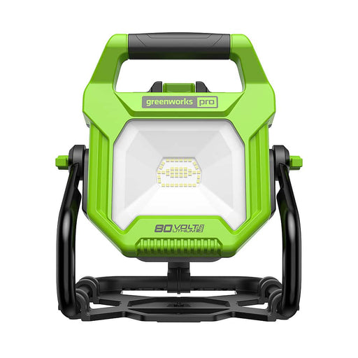 Greenworks - 80 Volt AC/DC 2500 LED Lumen Work Light (Battery  Charger Not Included) - Green